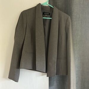 Dark grey work attire